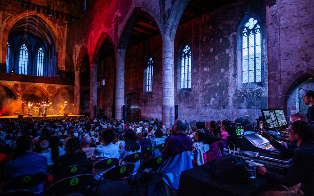 Concert La Truite du groupe Accordzéâm lors d’une Nuit de la Pleine Lune