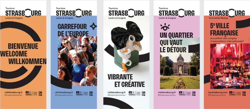 Strasbourg Tourisme Loisirs & Congrès dévoile sa nouvelle identité visuelle